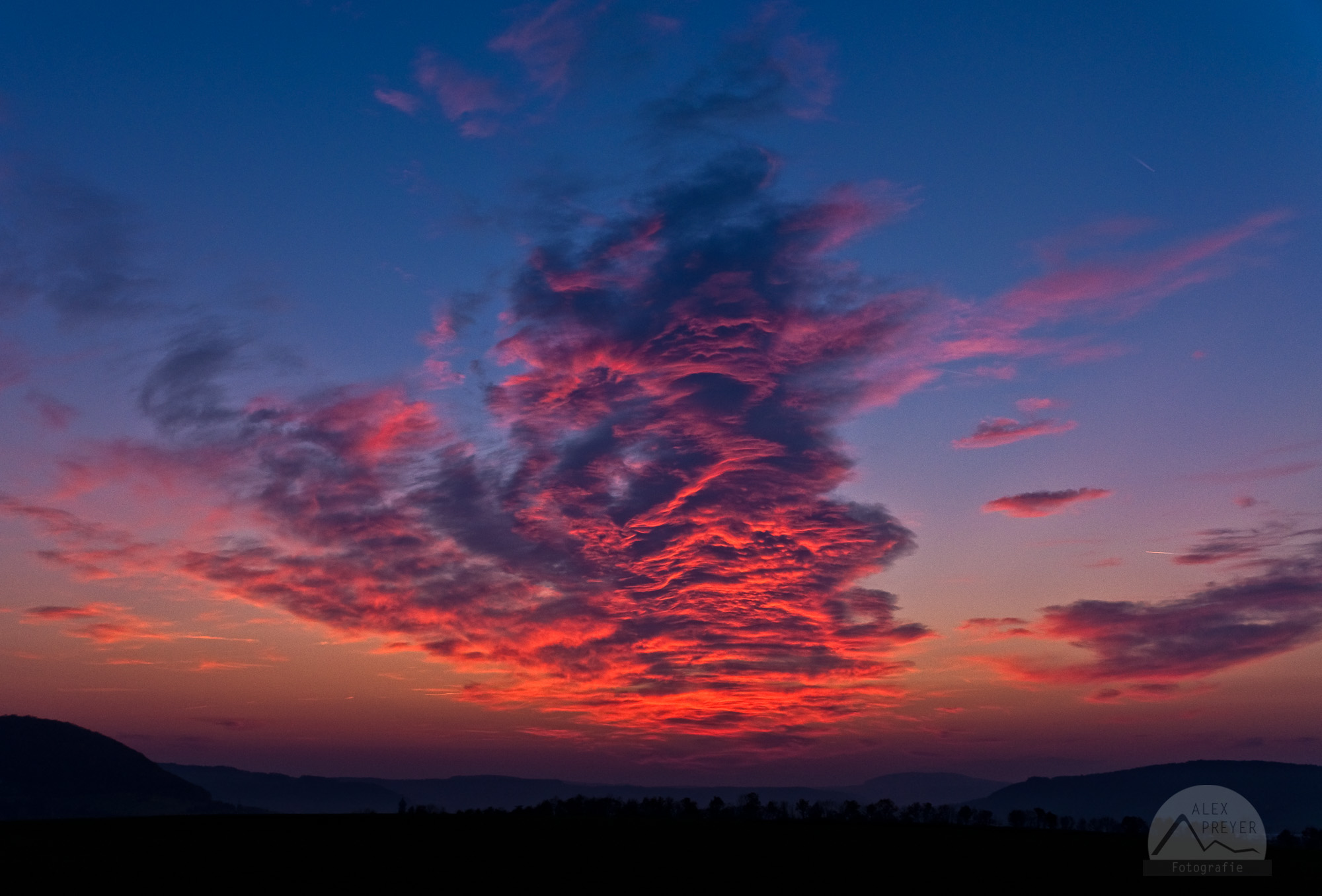 Himmelsglühen im Saaletal